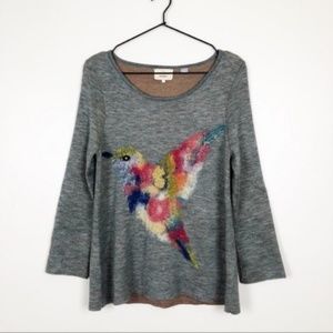 Anthropologie Troubadour Rainbow Fly Away Pullover